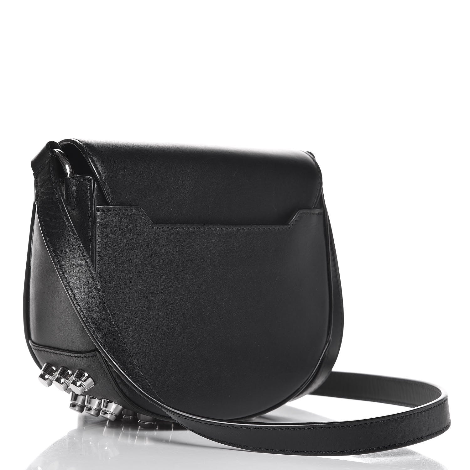 Alexander Wang Calfskin Mini Lia Black Rhodium Hardware 3 of 8