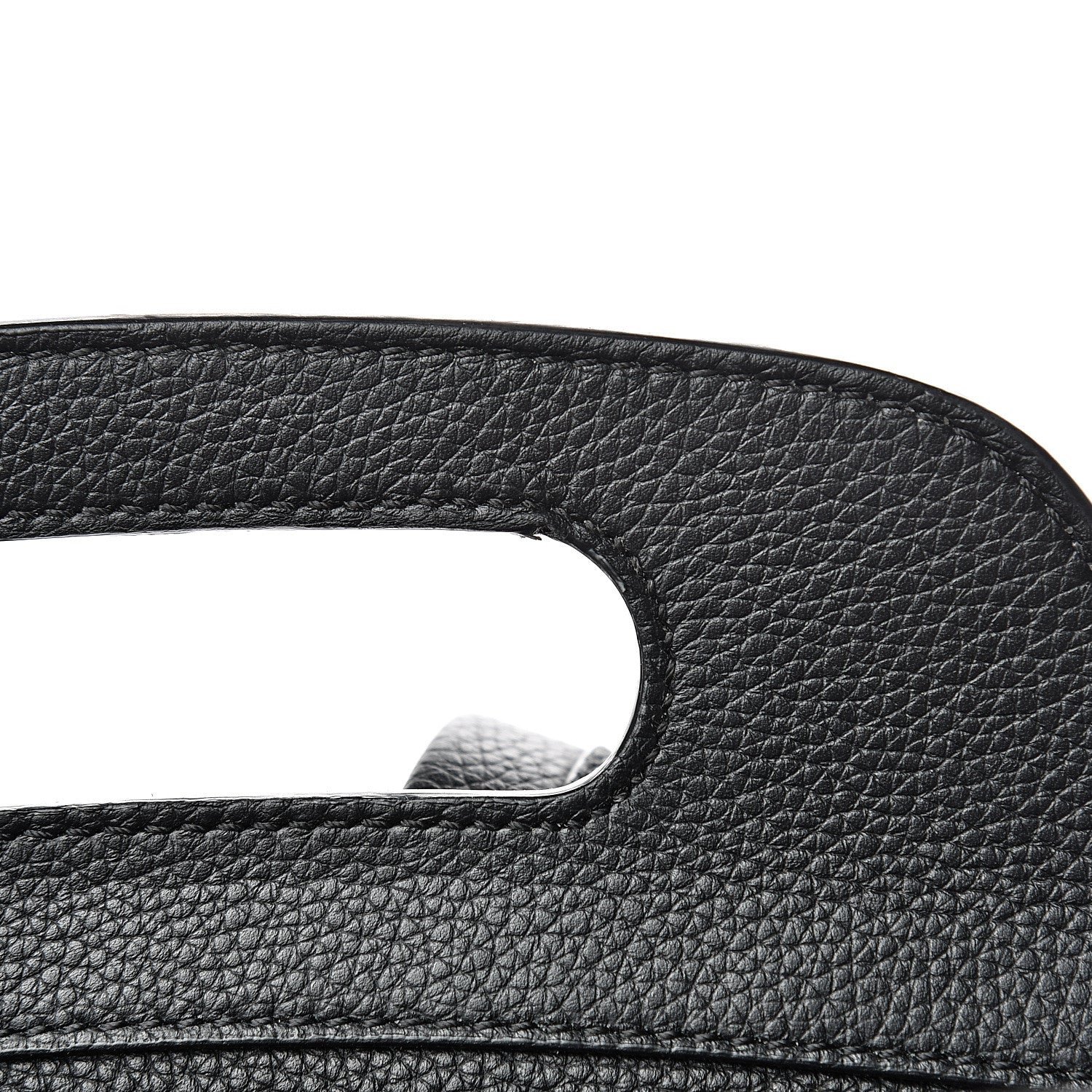 Christian Dior Grained Calfskin Saddle Backpack Black 10 of 10