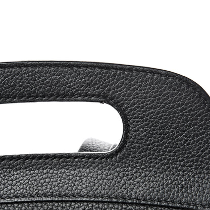 Christian Dior Grained Calfskin Saddle Backpack Black 10 of 10