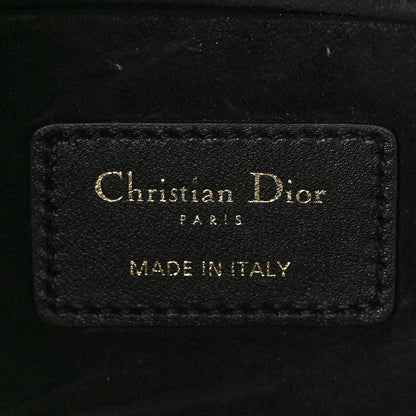 Christian Dior Lambskin Cannage Medium Lady D-Joy Black 6 of 10