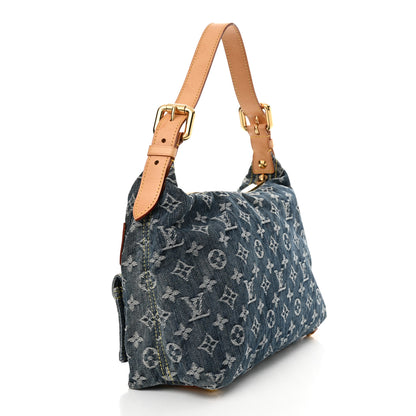 Louis Vuitton Monogram Denim Baggy PM Blue 3 of 13
