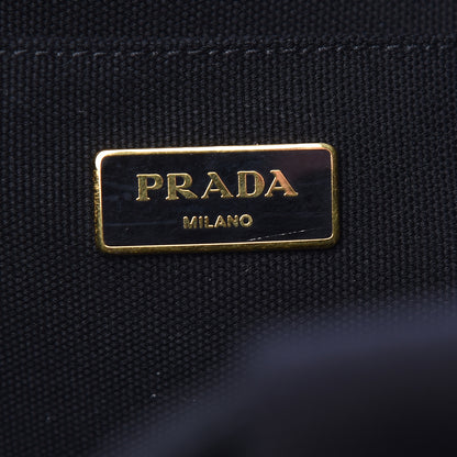 Prada Canapa Logo Tote Black 6 of 16