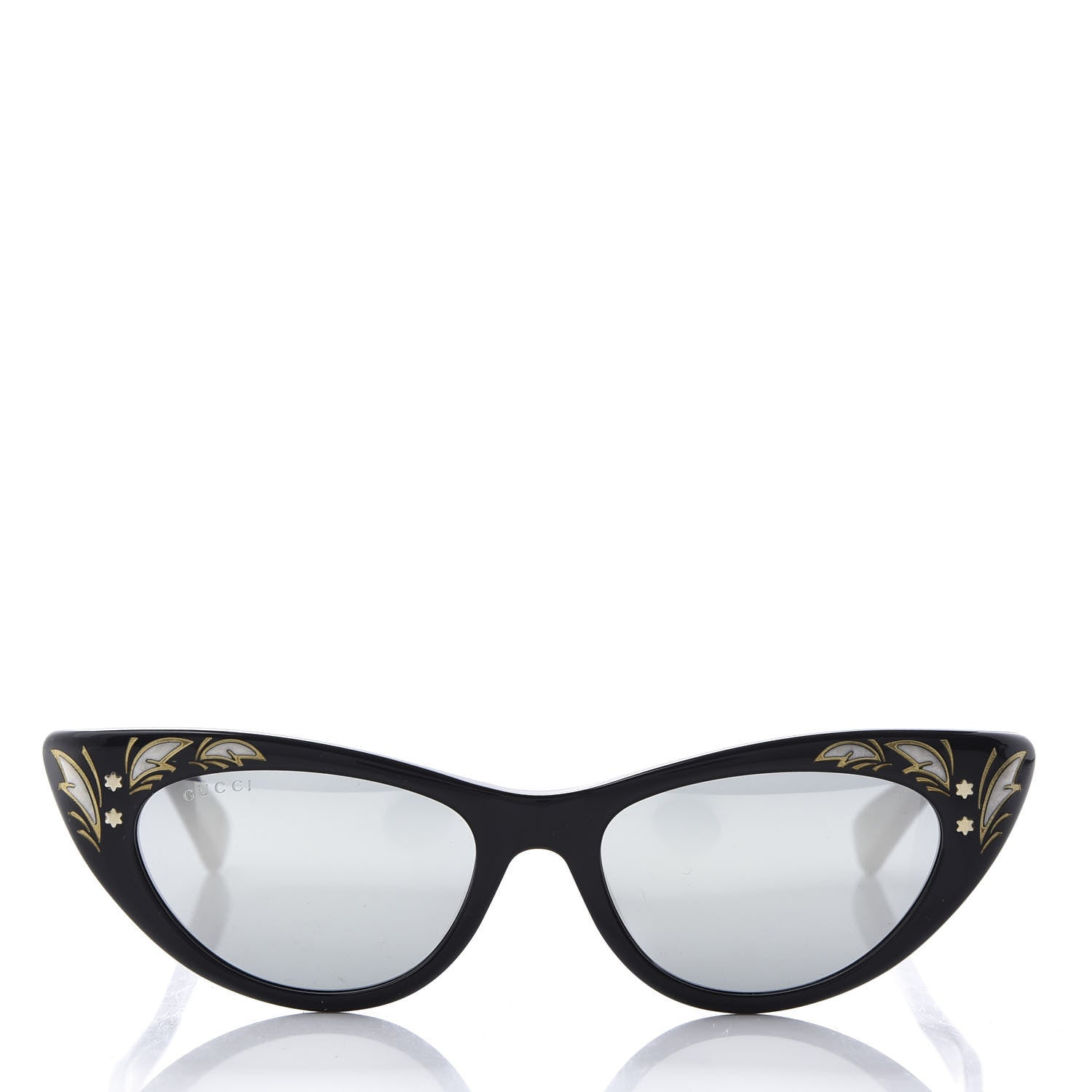 Gucci Acetate Cat Eye GG0089S Sunglasses Black 2 of 10