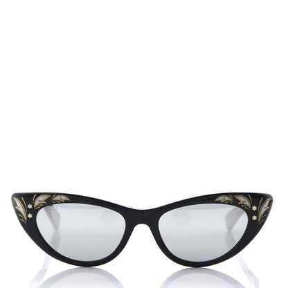 Gucci Acetate Cat Eye GG0089S Sunglasses Black 2 of 10