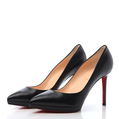 Christian Louboutin Shiny Nappa Pigalle Plato 100 Pumps 42 Black 3 of 7