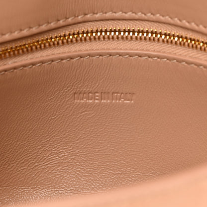 Balenciaga Extra Supple Calfskin Crocodile Embossed XS Downtown Shoulder Bag Nude Beige 7 of 17