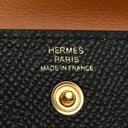 Hermes Epsom Quadrige Kelly Pocket 18 Belt Black 5 of 6