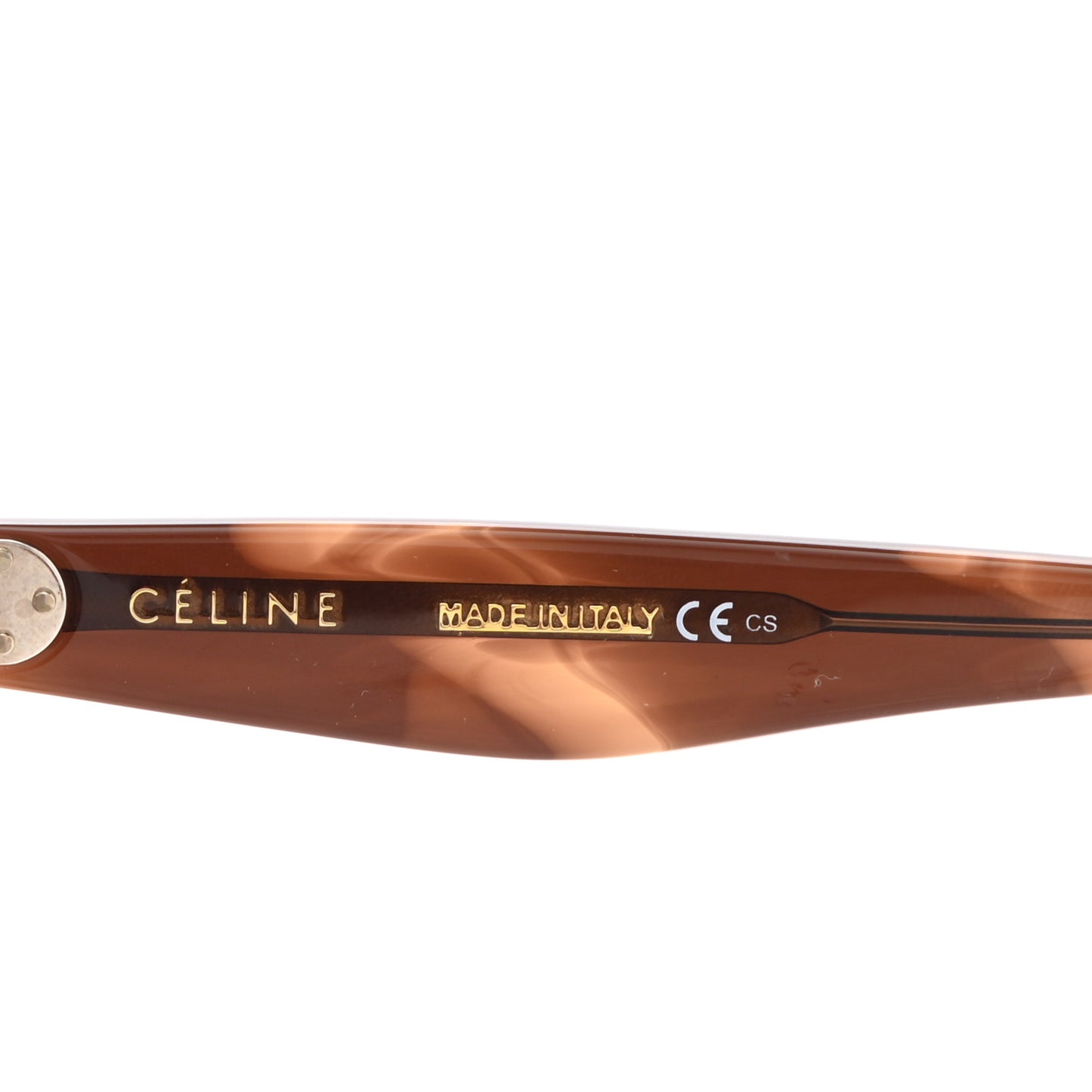 Acetate Studded Sunglasses CL 41459 Beige