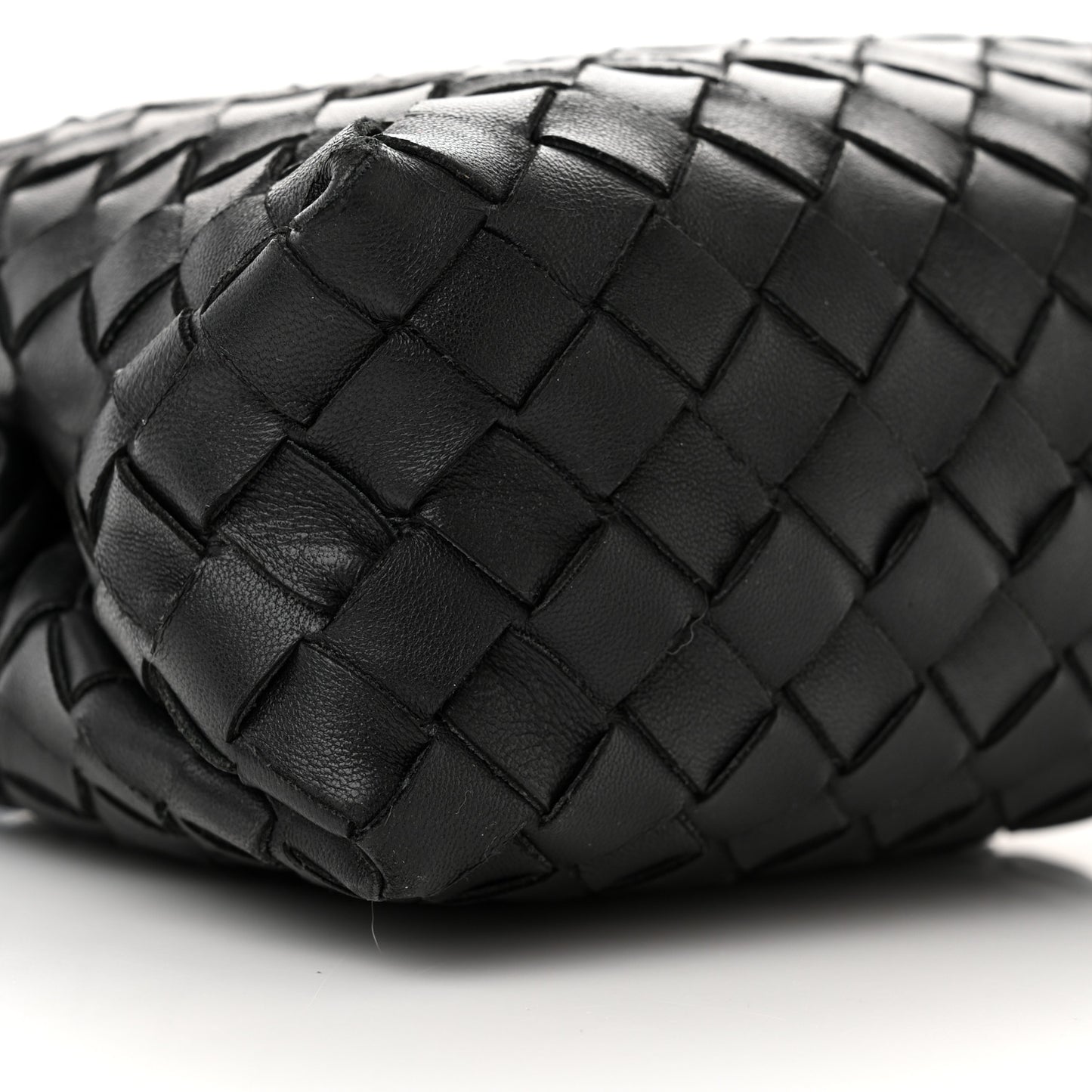 Nappa Intrecciato Small Loop Camera Bag Black