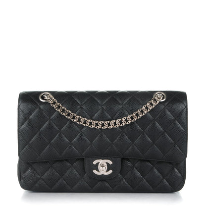 Chanel Caviar Quilted Medium Double Flap Bijoux Chain Black 1 of 8