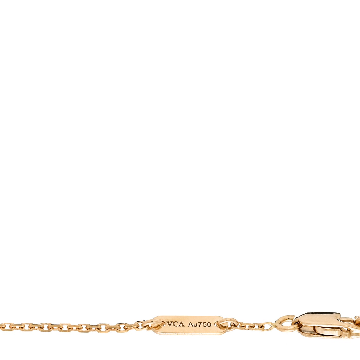 18K Yellow Gold Mother of Pearl Sweet Alhambra Bracelet