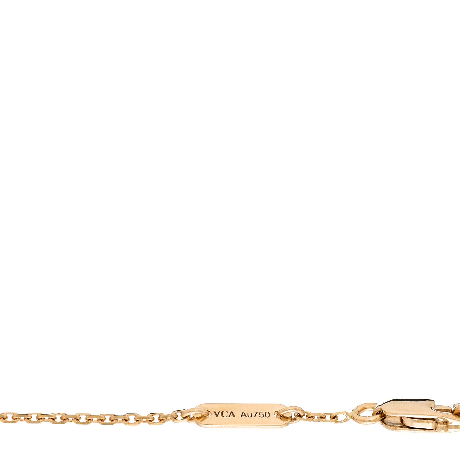 Van Cleef & Arpels 18K Yellow Gold Mother of Pearl Sweet Alhambra Bracelet 3 of 5