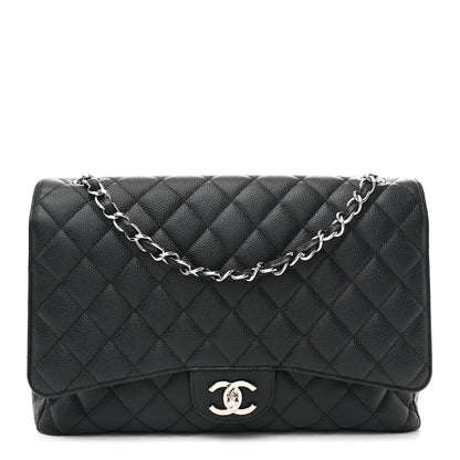 Chanel Caviar Quilted Maxi Double Flap Black 1 of 10