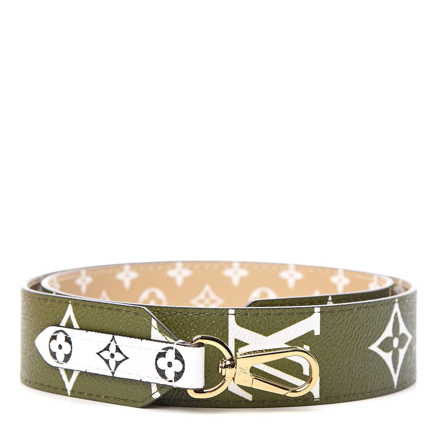 Louis Vuitton Monogram Giant Bandouliere Shoulder Strap Kaki 1 of 4