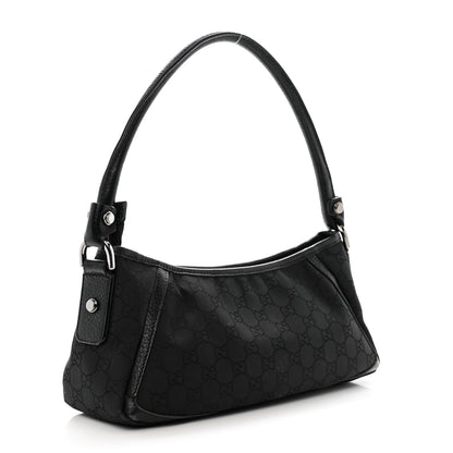 Gucci Monogram D Ring Abbey Pochette Black 3 of 12