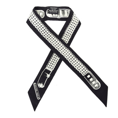 Hermes Silk Le Tresor De Medor Twilly Black White 1 of 5