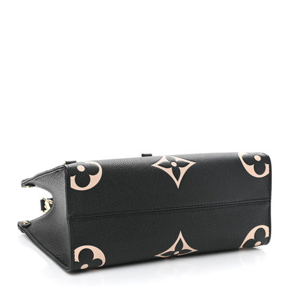 Louis Vuitton Empreinte Monogram Giant Onthego PM Black Beige 4 of 11