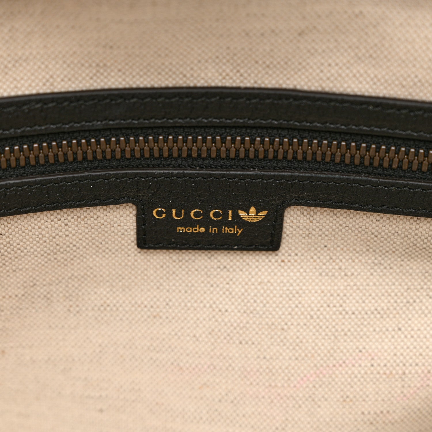 Gucci X ADIDAS Crystal Vintage Monogram Textured Dollar Calfskin Web Trefoil Logo Large Duffle Bag Hibiscus Red Off White Black 5 of 8