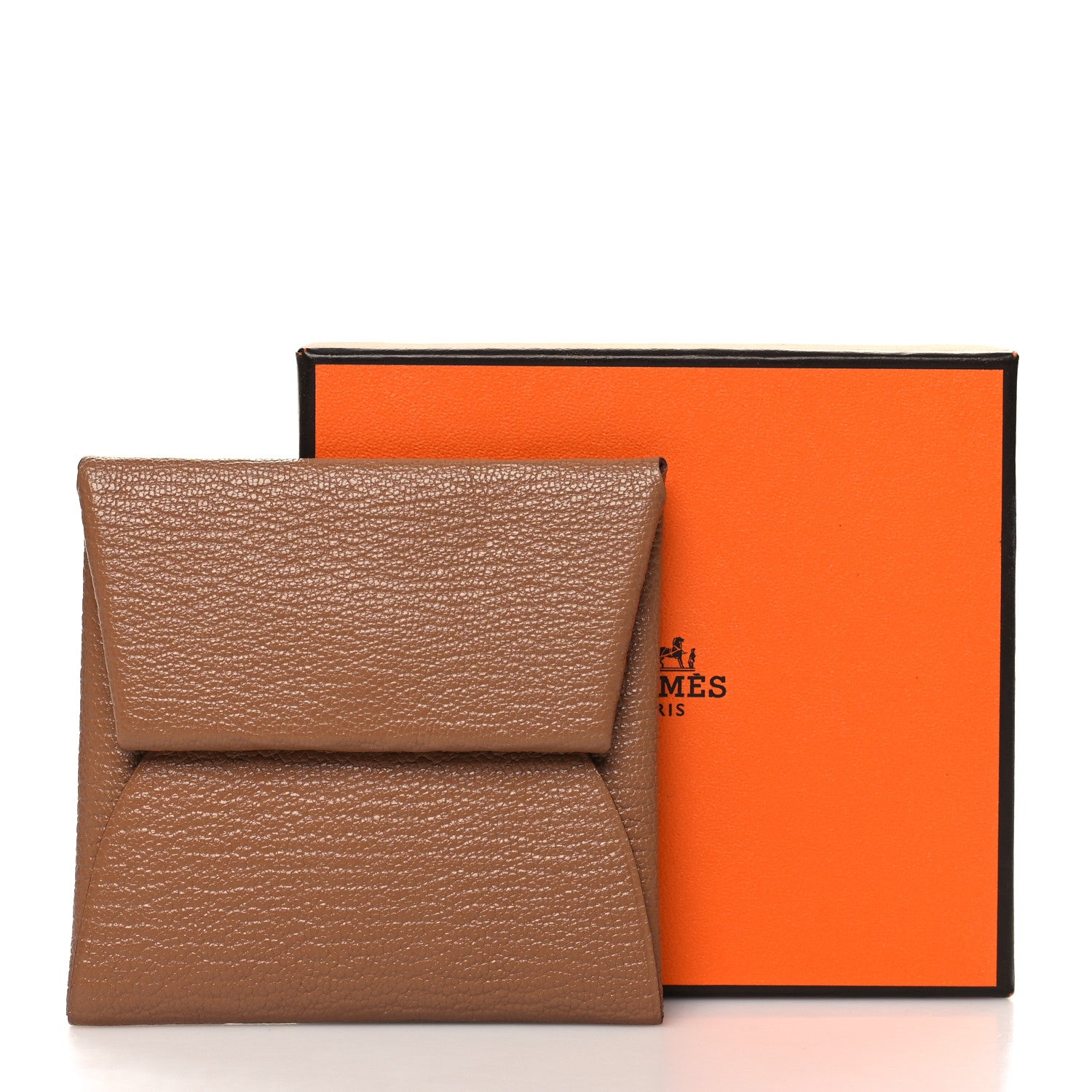 Hermes Chevre Mysore Bastia Coin Purse Quebracho 9 of 9