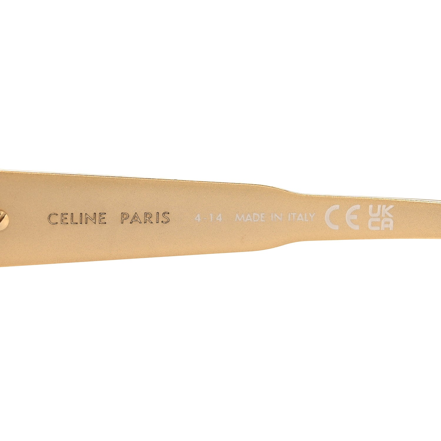 Celine Metal Triomphe 01 Sunglasses CL40235U Gold Green 5 of 7