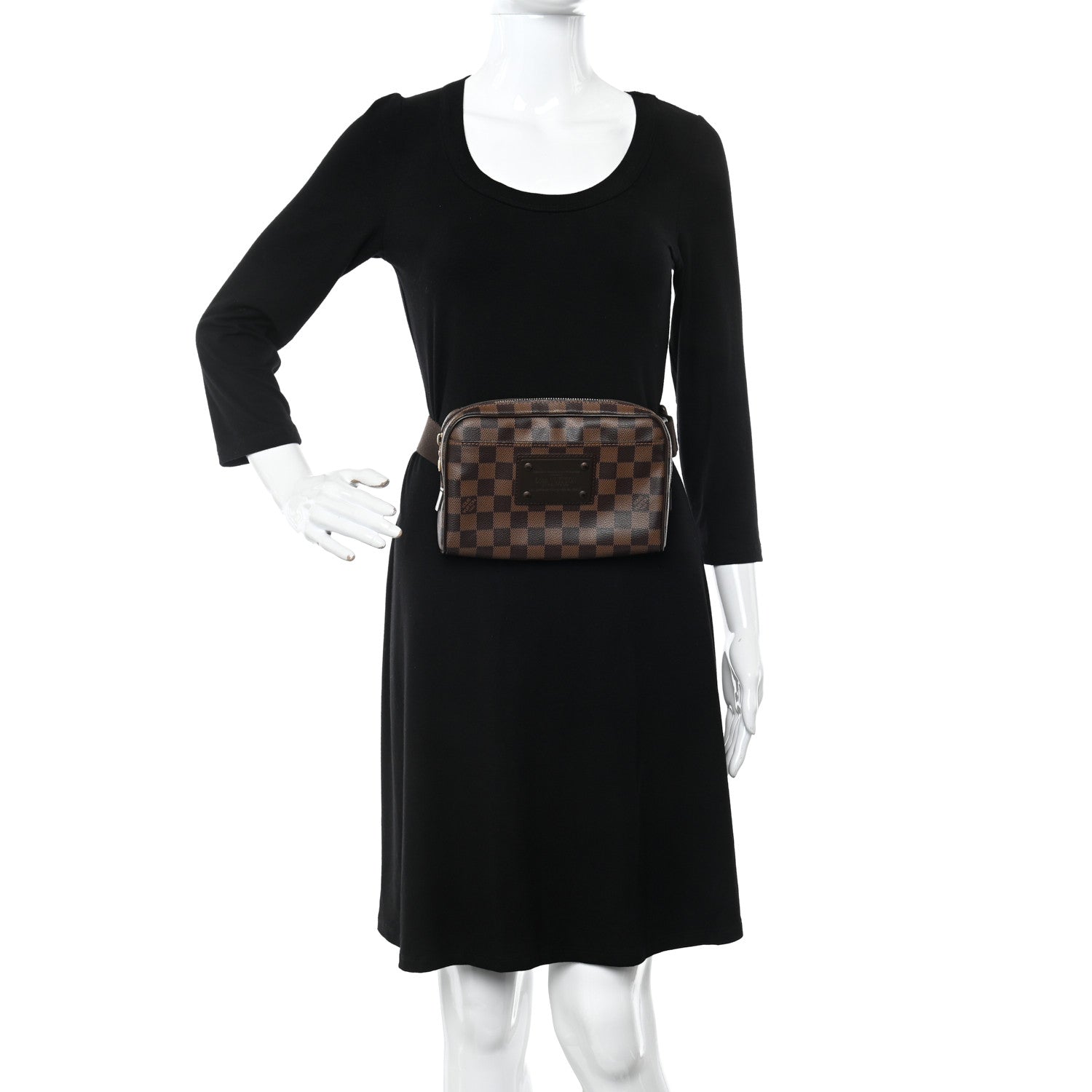 Louis Vuitton Damier Ebene Brooklyn Bum Bag 3 of 10
