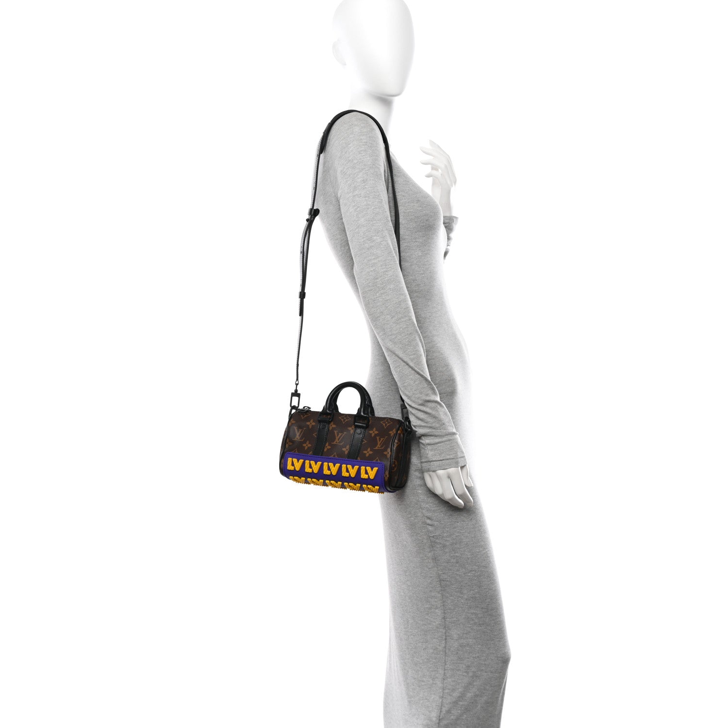 Louis Vuitton Monogram LV Rubber Keepall XS Multicolor 2 of 9