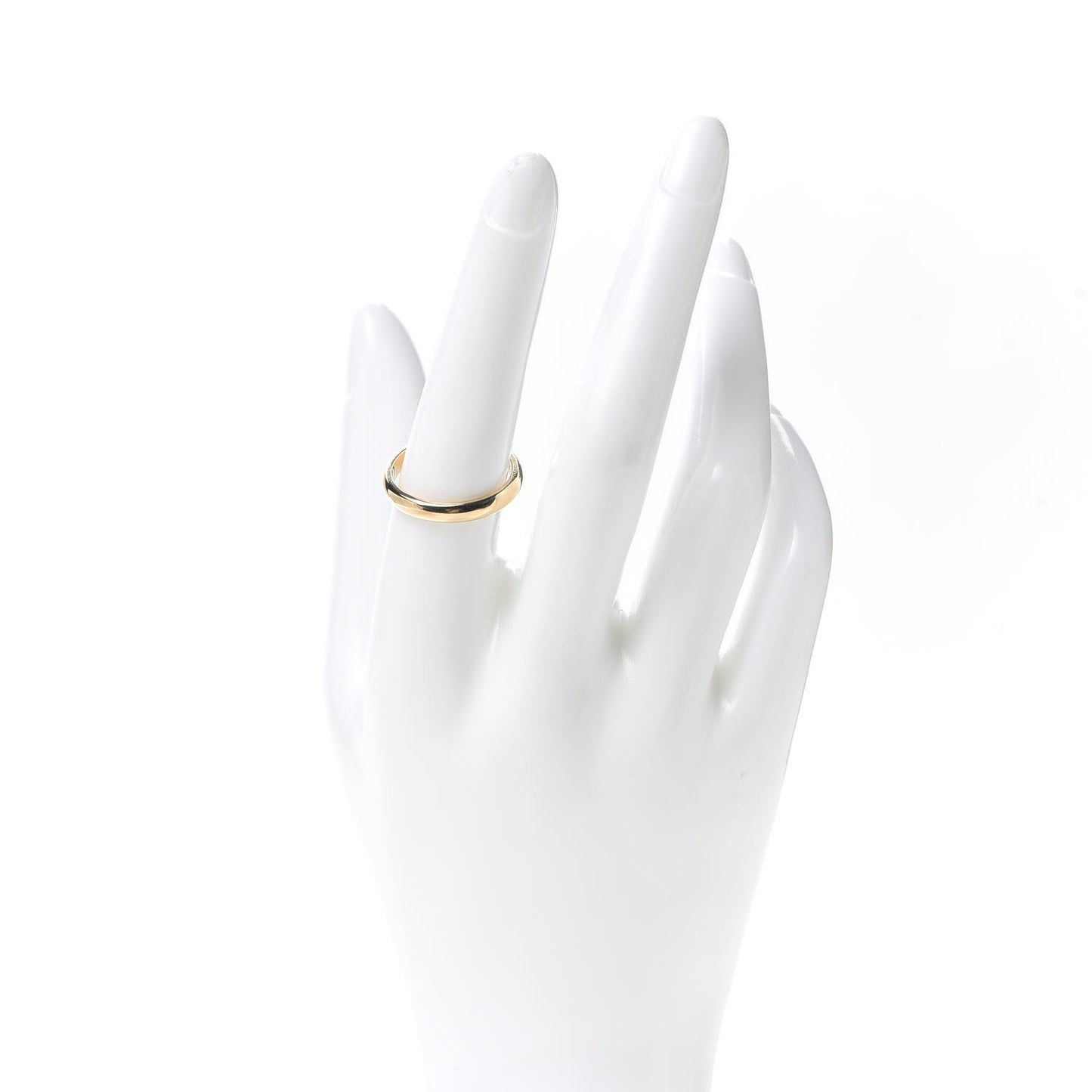 18K Yellow Gold 3.5mm 1895 Wedding Band Ring 57 8