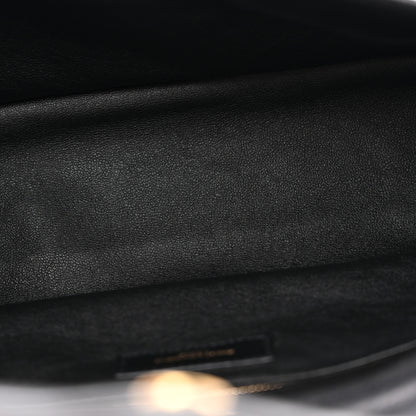 Saint Laurent Lambskin Quilted Sade Puffer Envelope Clutch Black 10 of 18