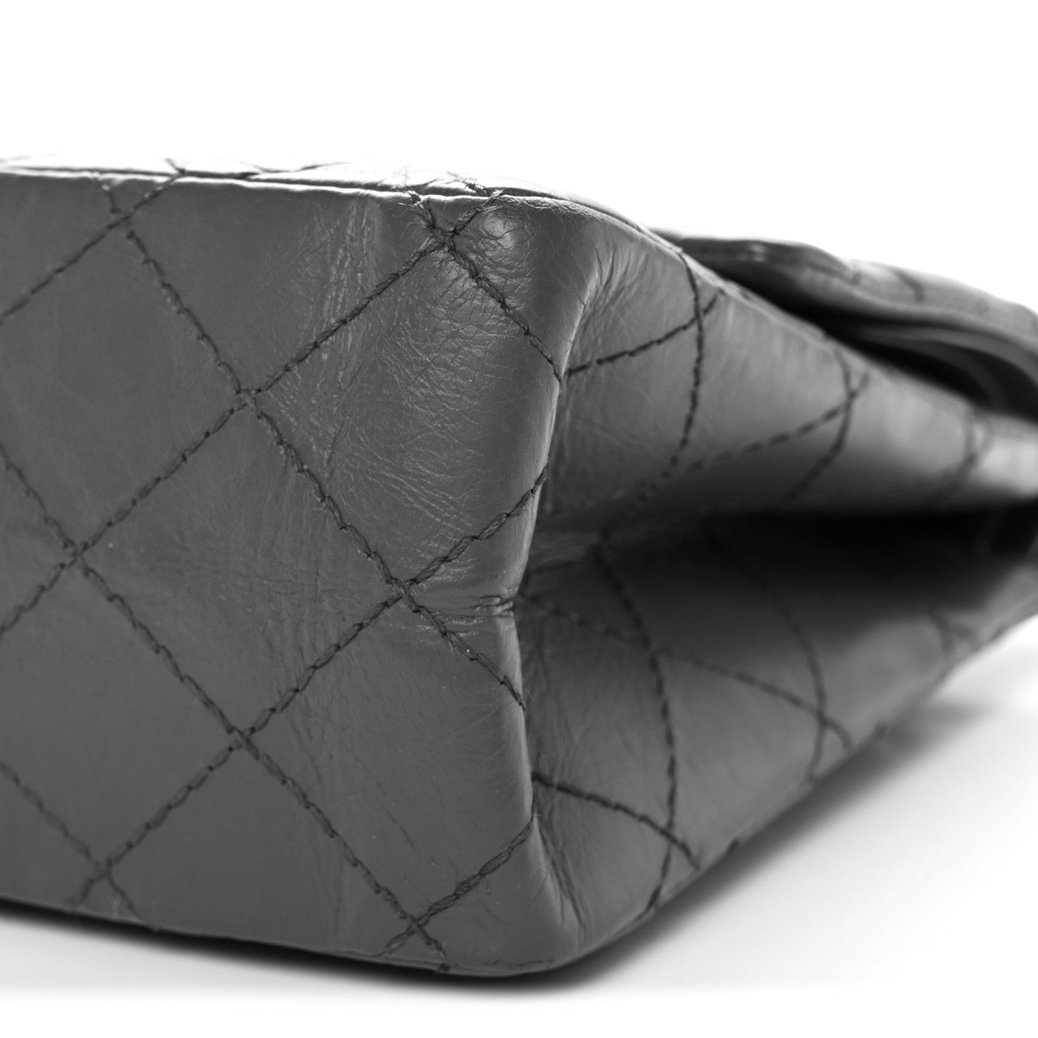 Chanel Aged Calfskin Quilted 2.55 Reissue 226 Flap Grey 10 of 11