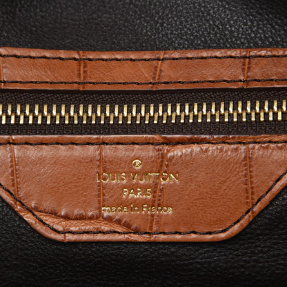 Louis Vuitton Monogram Mahina XL Crocodile Trim Tote 6 of 6
