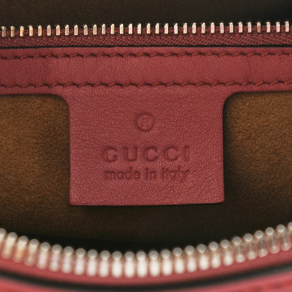 Gucci GG Supreme Monogram Blooms Small Boston Beige Multicolor Dry Rose 6 of 10