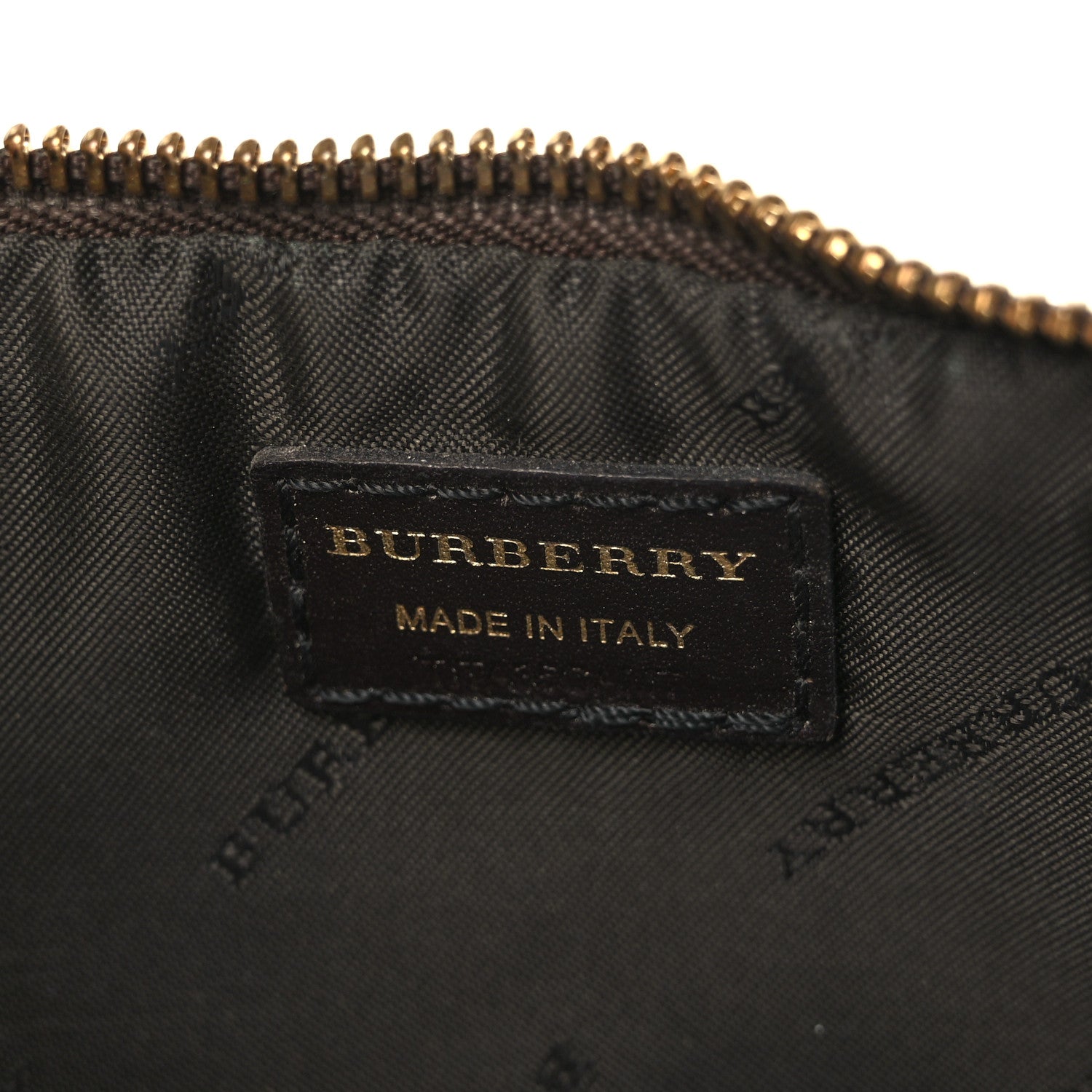 Burberry Haymarket Check Small Peyton Crossbody Clutch Bag Chocolate 6 of 11