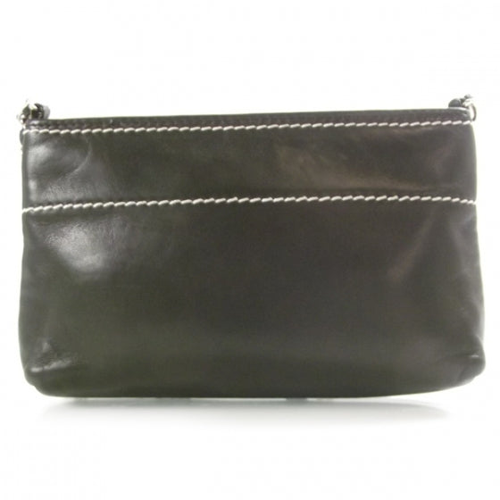 Leather Sac Pochette Black