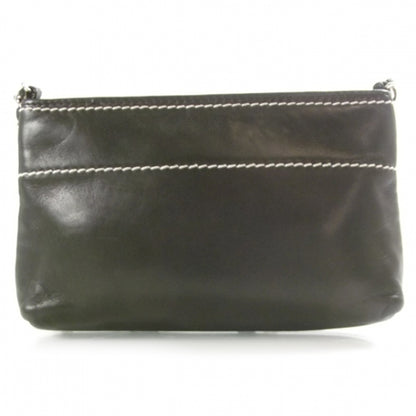 Chanel Leather Sac Pochette Black 2 of 9