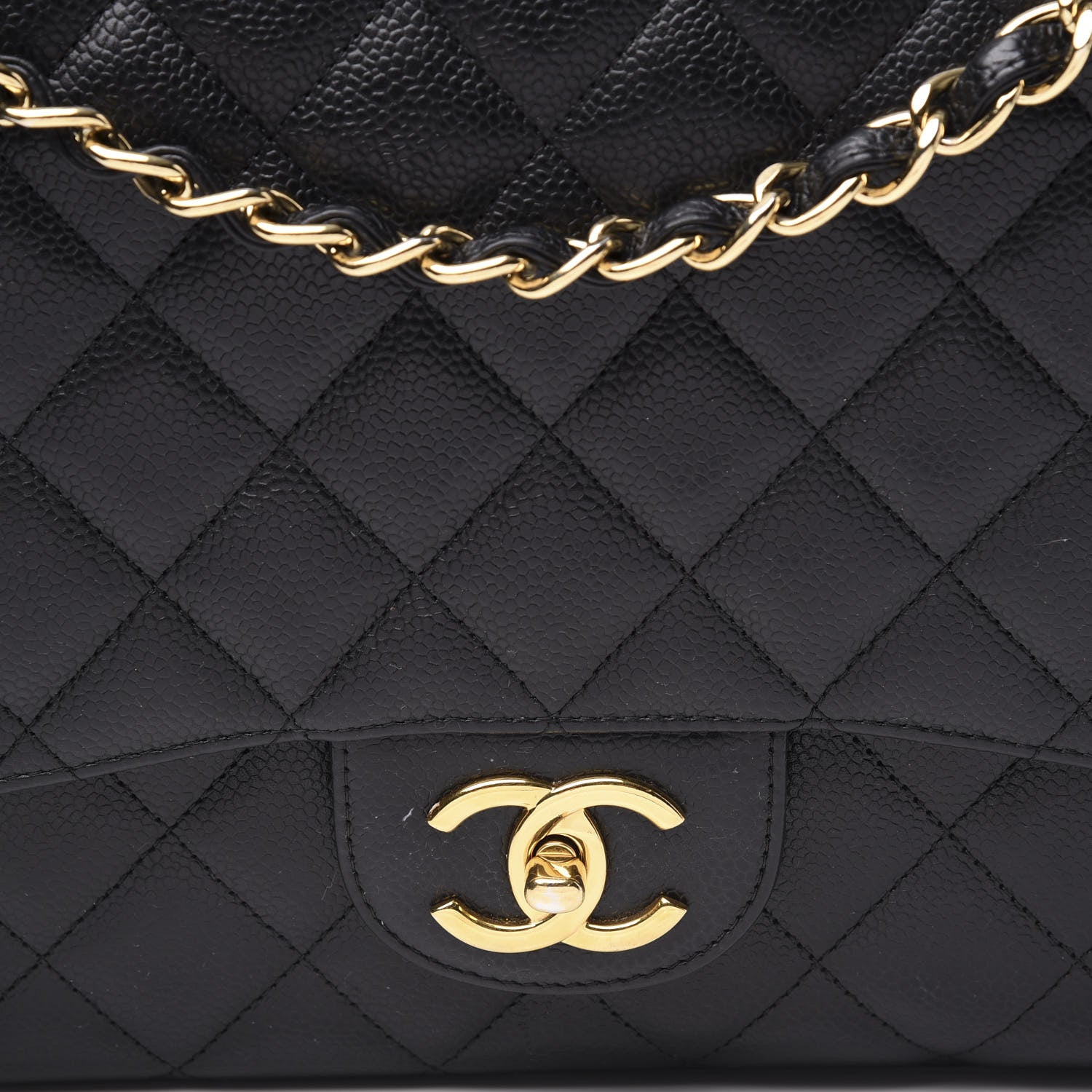 Chanel Caviar Quilted Maxi Double Flap Black 10 of 11