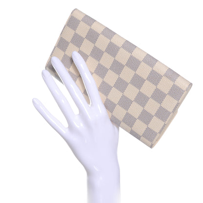 Louis Vuitton Damier Azur Sarah Wallet 2 of 6