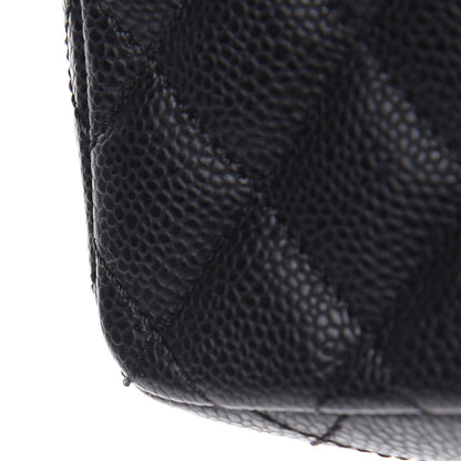 Chanel Caviar Quilted East West Flap Black 10 of 11