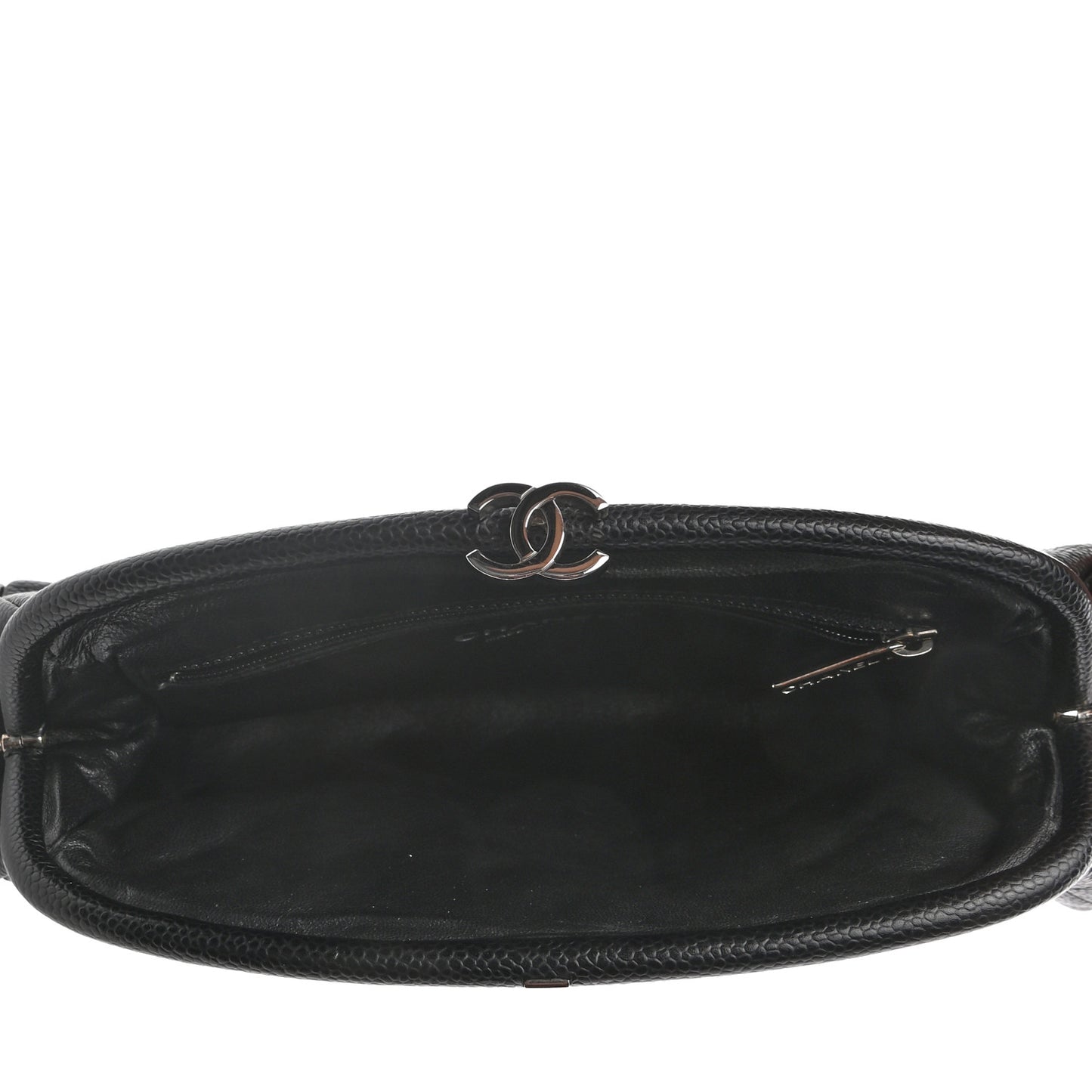Caviar Quilted Timeless Clutch Black