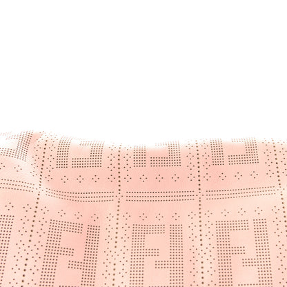 Fendi Calfskin Perforated Small Chef Shoulder Bag Pink 7 of 9