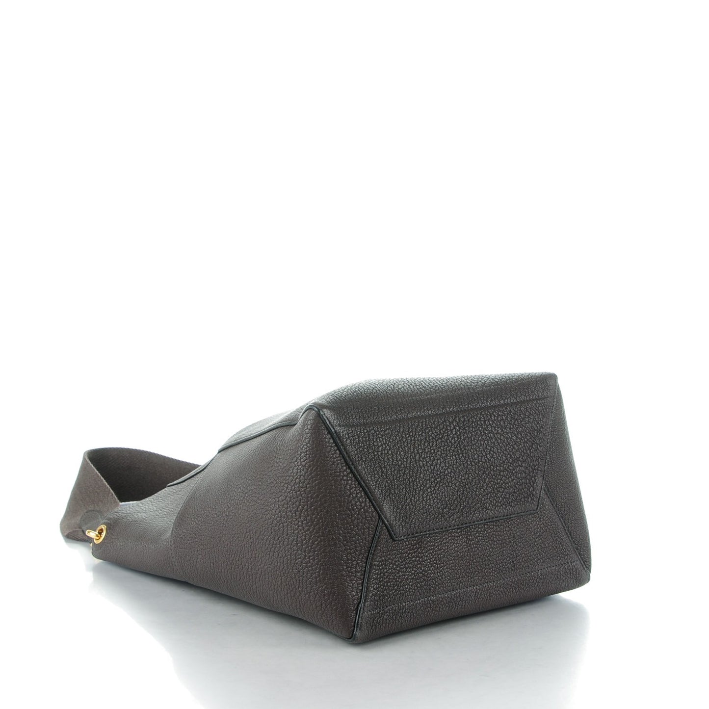 Goatskin Sangle Bucket Bag Dark Taupe