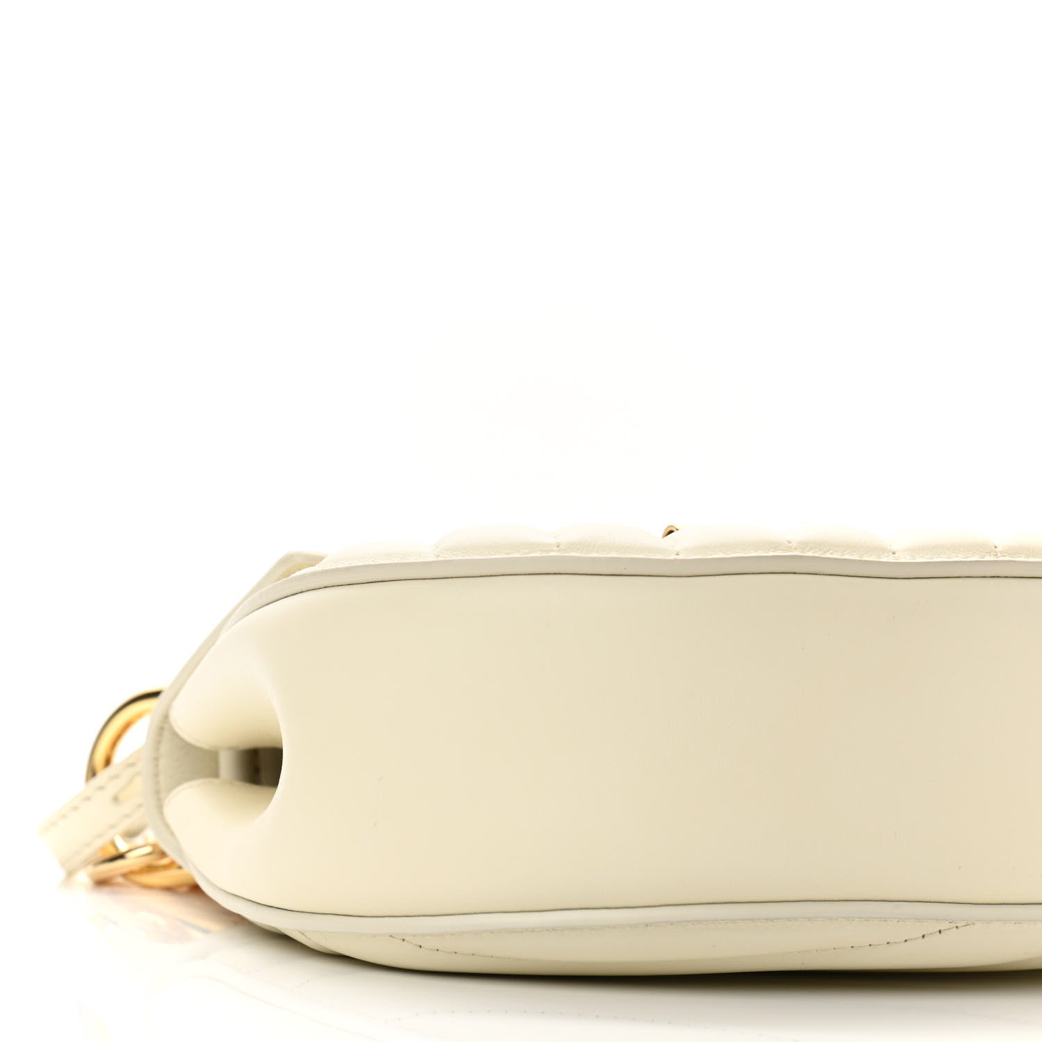 Chloe Calfskin Quilted Mini Drew Bijou Shoulder Bag Natural White 8 of 9