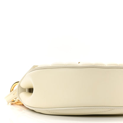 Chloe Calfskin Quilted Mini Drew Bijou Shoulder Bag Natural White 8 of 9