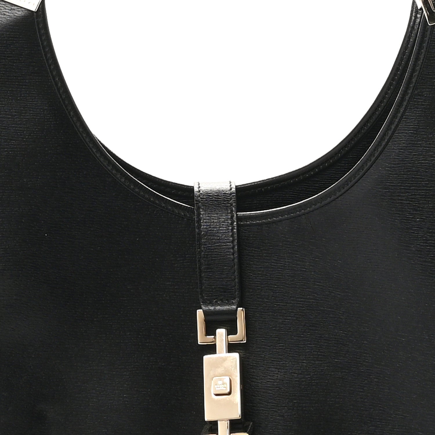 Gucci Calfskin Bardot Hobo Black 8 of 10