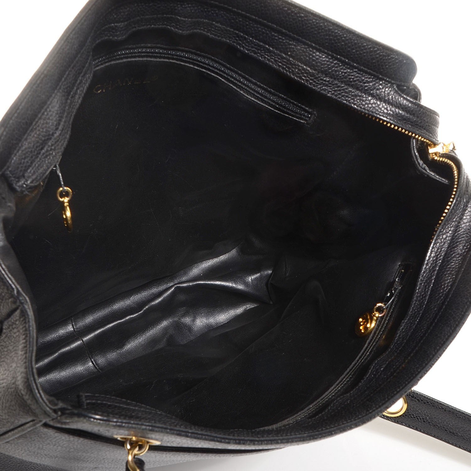 Chanel Caviar CC Shoulder Bag Black 5 of 8