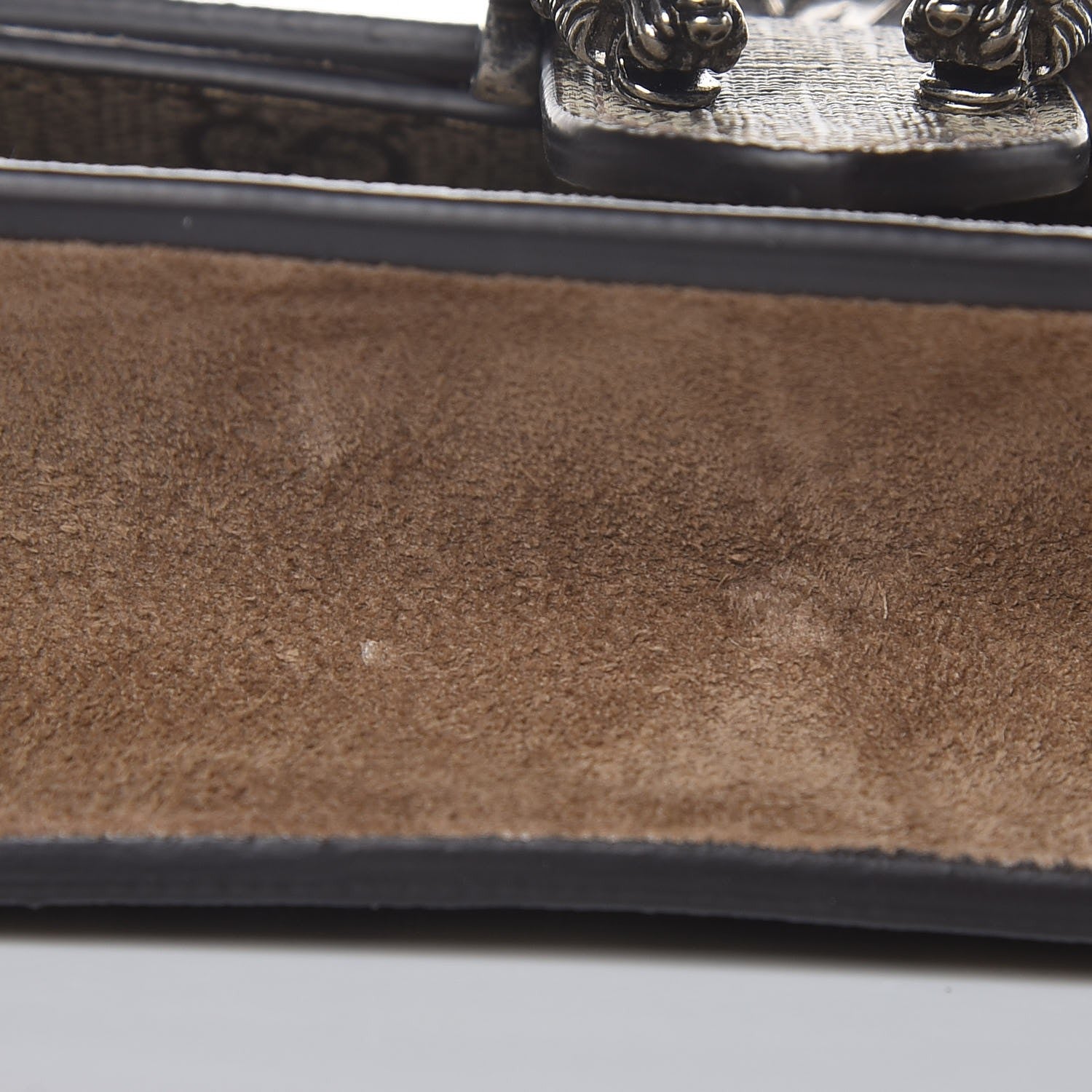 Gucci GG Supreme Monogram Super Mini Dionysus Shoulder Bag Taupe 8 of 9