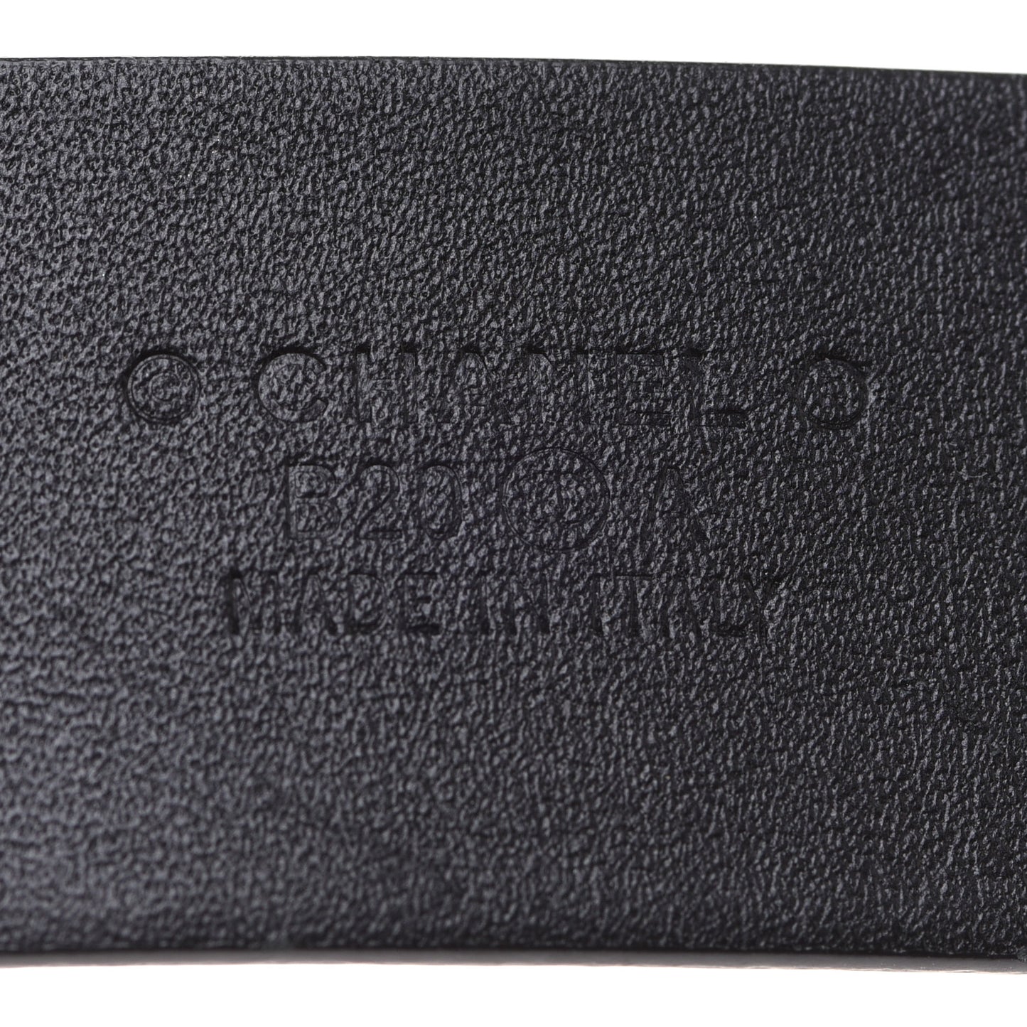 Calfskin Paris Button CC Belt 80 32 Black