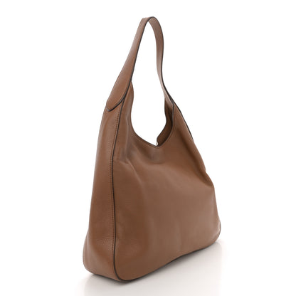 Prada Vitello Daino Medium Pocket Hobo Bag Cannella 3 of 12