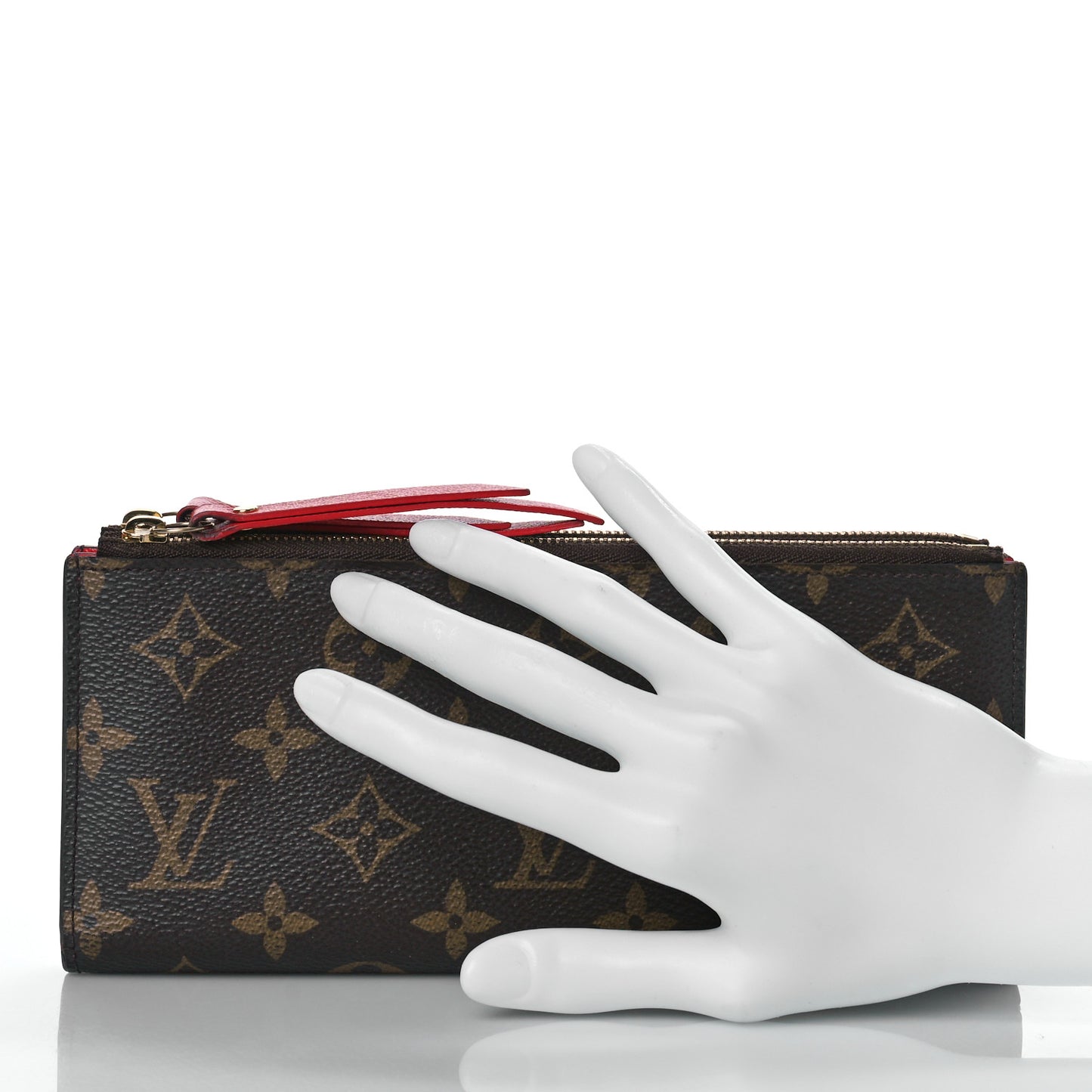 Monogram Adele Wallet Coquelicot