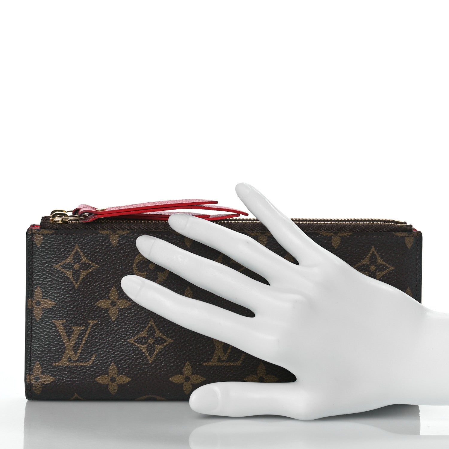 Louis Vuitton Monogram Adele Wallet Coquelicot 2 of 9