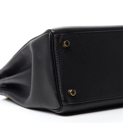 Hermes Togo Kelly Retourne 32 Black 6 of 12